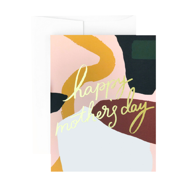 Happy Mother's Day Color Block card